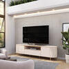 Rack TV Vekkahome Areta Hasta 75" Beige