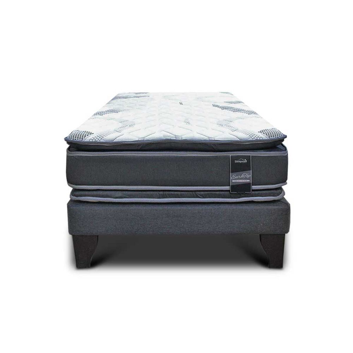 Cama Europea Sleepwell 1 Plaza Dual Side