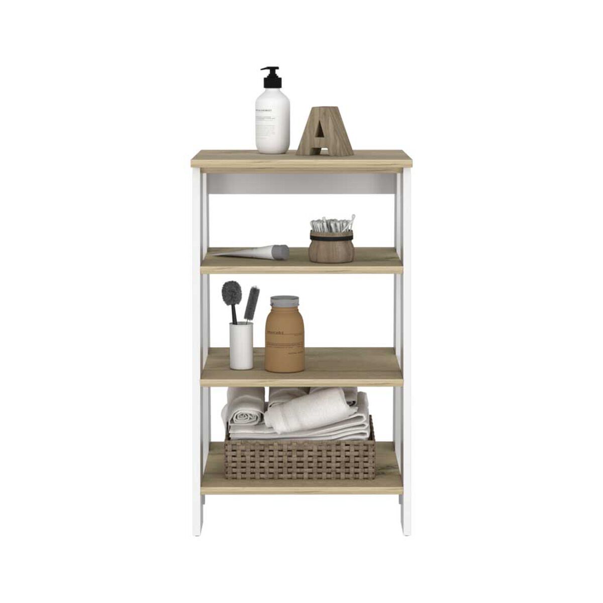 Mueble Optimizador TuHome Bath Bi Color Duna Blanco