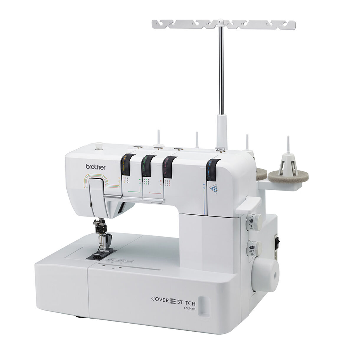 Máquina Colleretera Brother CV3440 de 4, 3 y 2 hilos