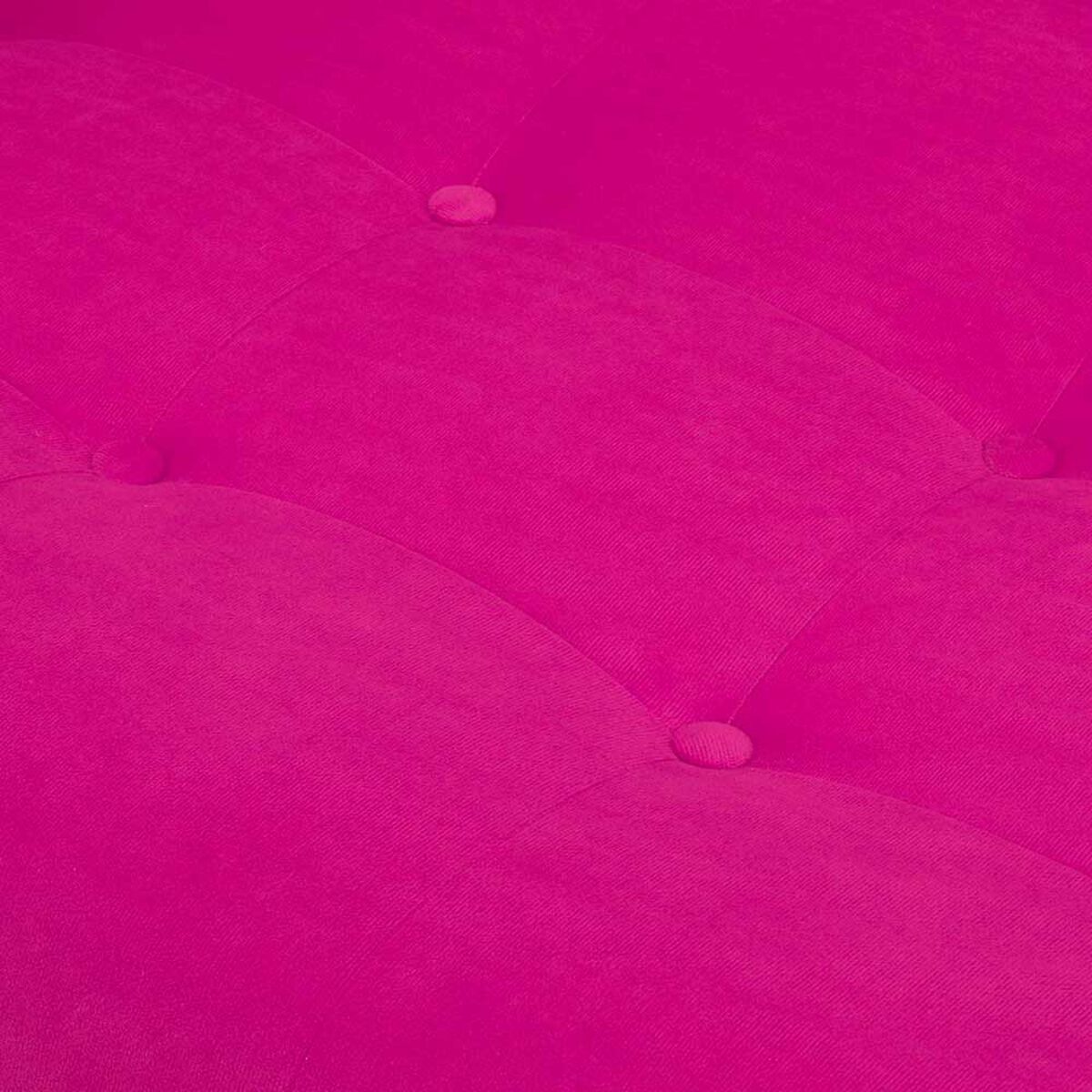 Juego de Living Bodevir Retro  Sofá 3 Cuerpos + Dos Pouf 1 Cuerpo Fucsia