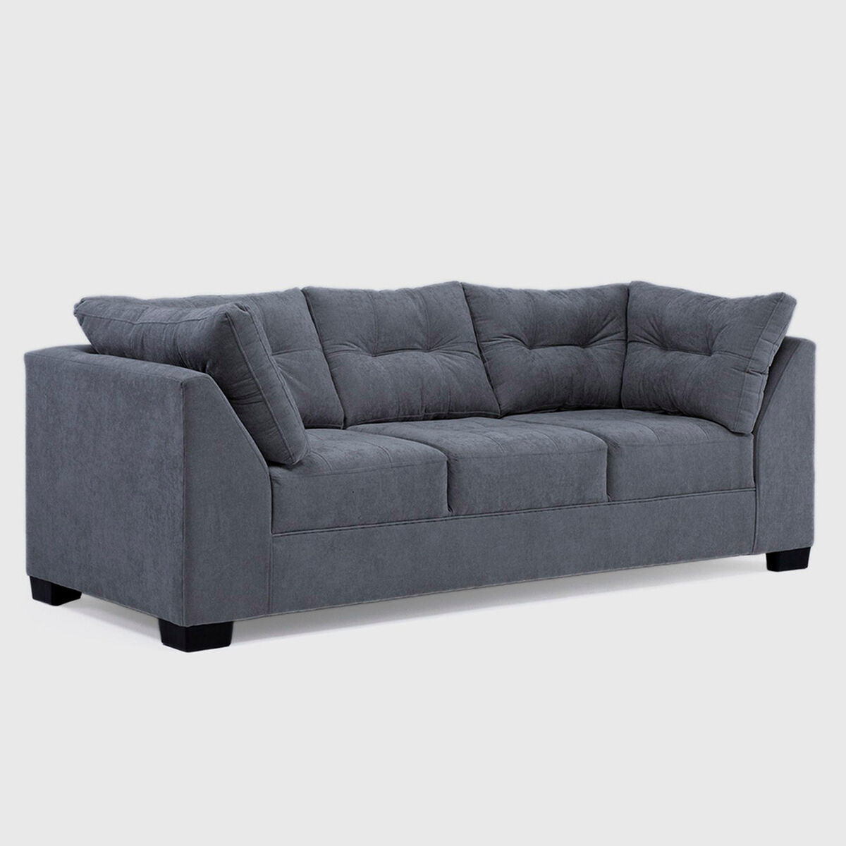 Sof&aacute; Muebles MPR Edimburgo 3 Cuerpos Gris Oscuro