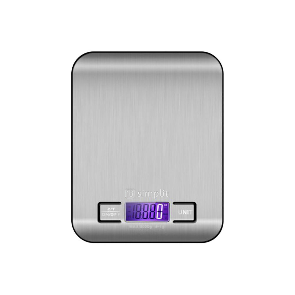 Balanza Digital Simplit Plateado