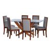 Juego de Comedor Latam Home Alicante 6 Sillas Gris
