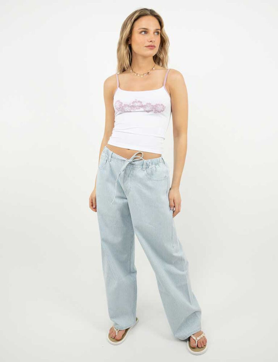 Polera Crop Sin Mangas Mujer Icono