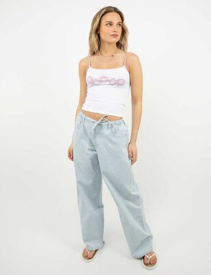 Imagen 2 del producto Polera Crop Sin Mangas Mujer Icono Blanco, Cafe, Celeste, Negro