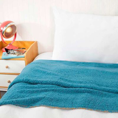 Imagen 2 del producto Manta Coral Sherpa Casanova Kids Azul, Mora, Verde