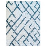 Alfombra Shaggy Idetex Gardenia Snow 150 x 200 cm