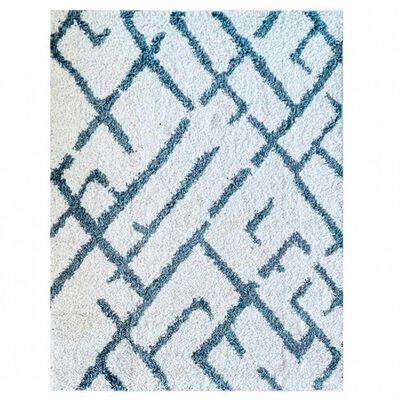 Alfombra Shaggy Idetex Gardenia Snow 150 x 200 cm