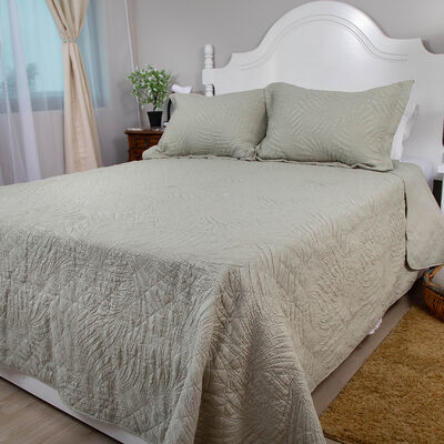 Imagen 1 del producto Quilt Doral 2 Plazas Beige Bubbly