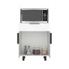 Mueble para Microondas Bajo TuHome Oshawa 2 Puertas 1 Cajón Blanco