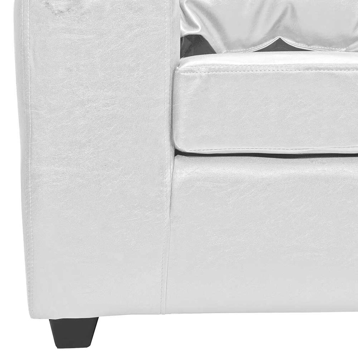 Sofá Seccional Innovamuebles Kahlo 5 Cuerpos Blanco