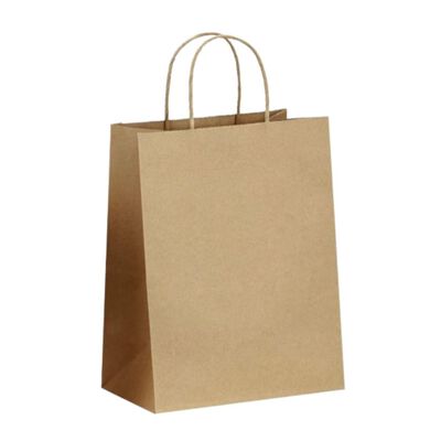 Bolsa Kraft De Gaune Asa Marrón 50 Unidades