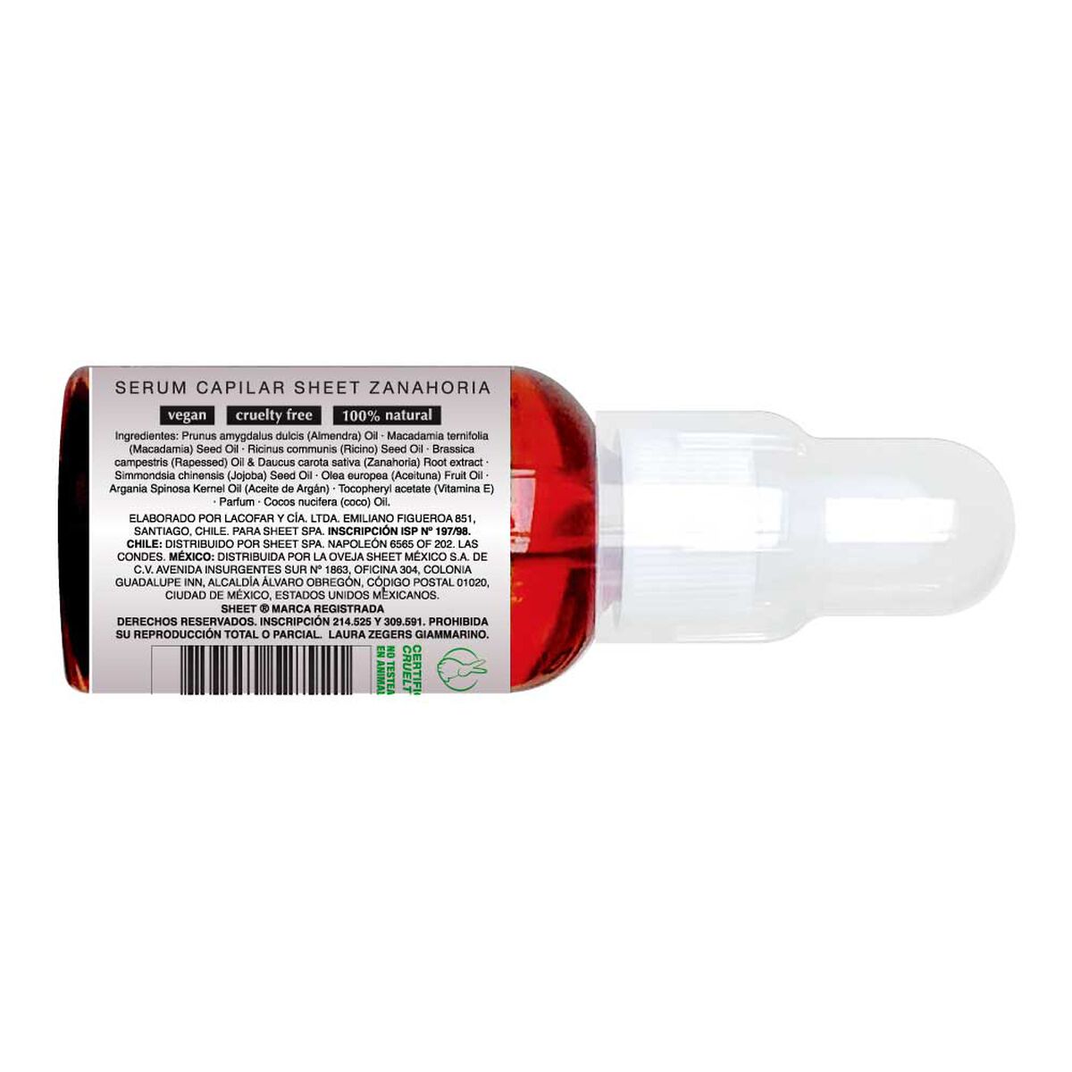 Serum Regenerador de Zanahoria Sheet