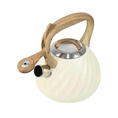 Imagen 2 del producto Tetera Doral Acero Inoxidable Afrodita 3 lts. Marfil