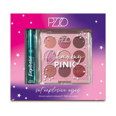 Imagen 2 del producto Set Maquillaje Explosive Eyes Charmy Pink Petrizzio