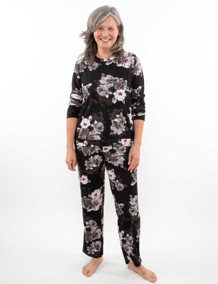 Pijama Flores Mujer Portman Club