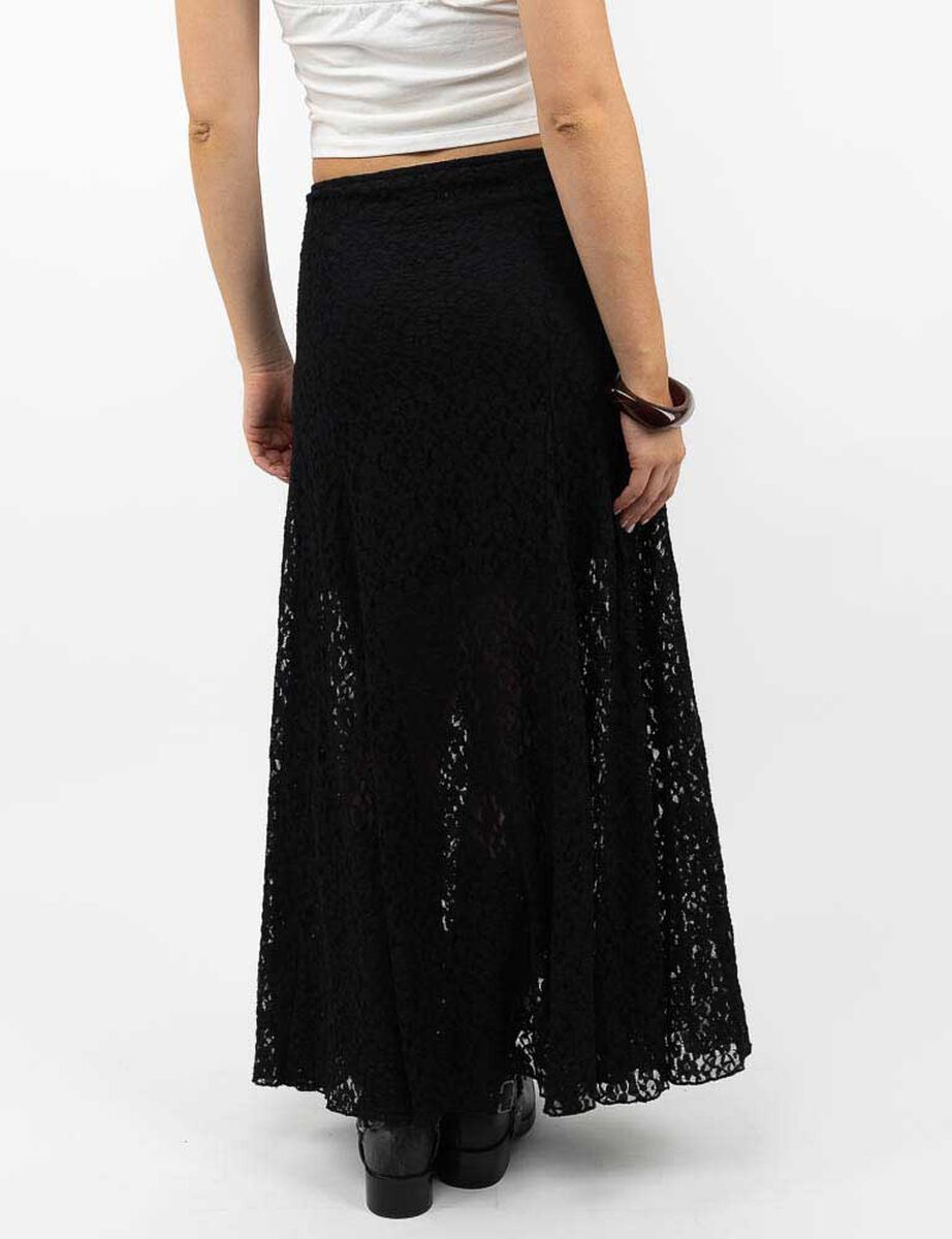 Falda Maxi Encaje Mujer Icono