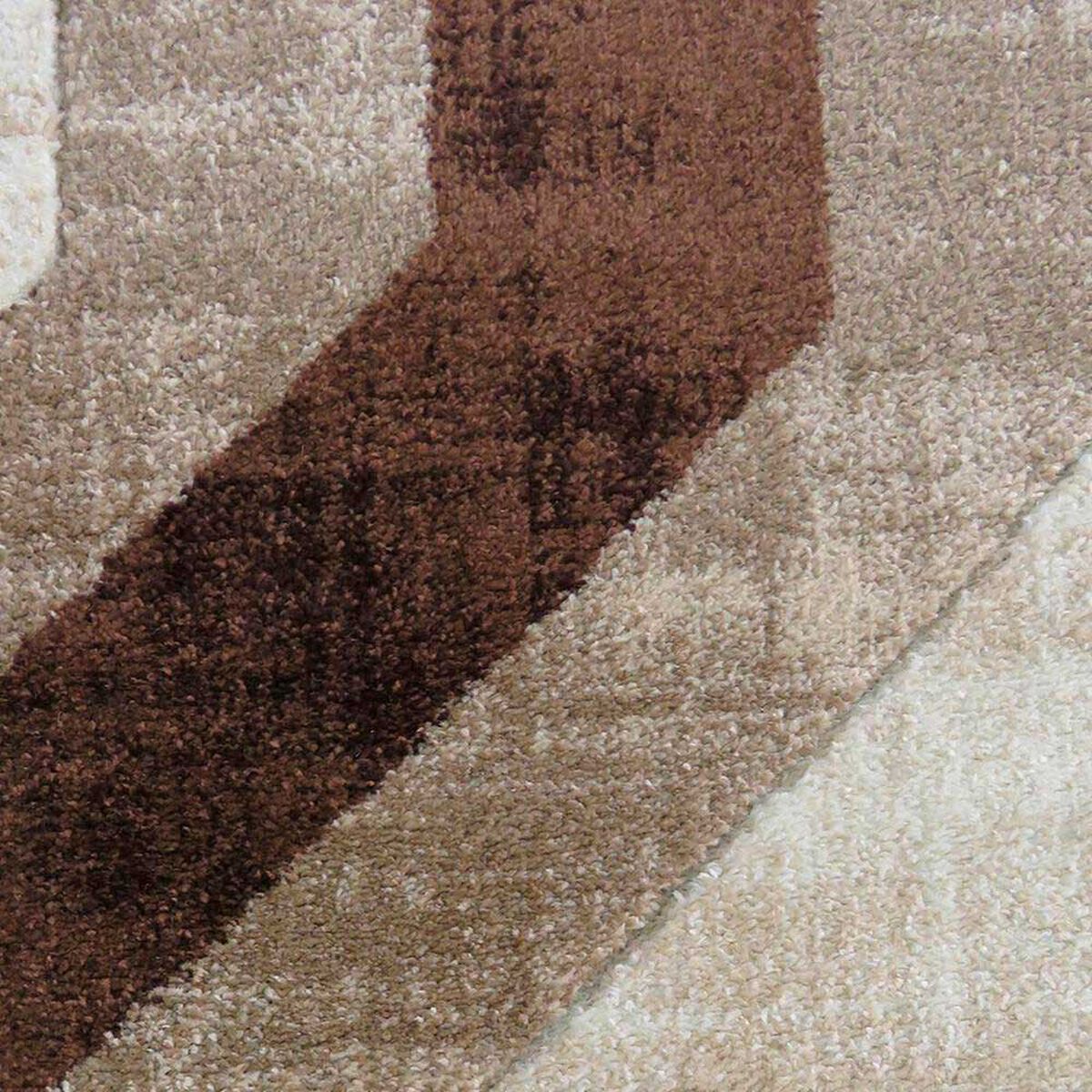 Bajada de Cama Idetex Carved Crema 80 x 120 cm