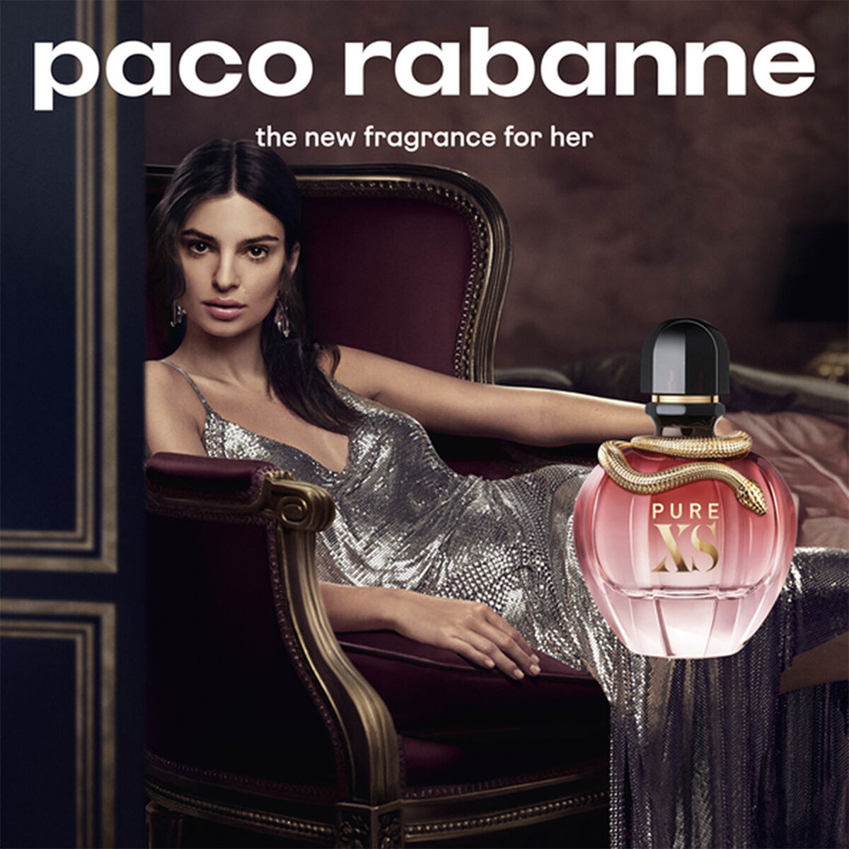 Perfume Pure XS For Her EDP 80 ml + Cosmetiquero