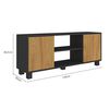 Rack TV Vekkahome New Portugal Hasta 50" café
