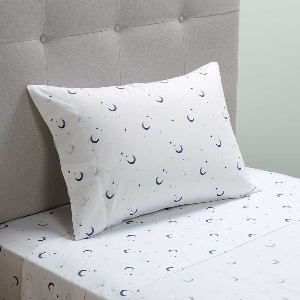 Juego de S&aacute;banas Rosen 1 Plaza Kids Astro Azul