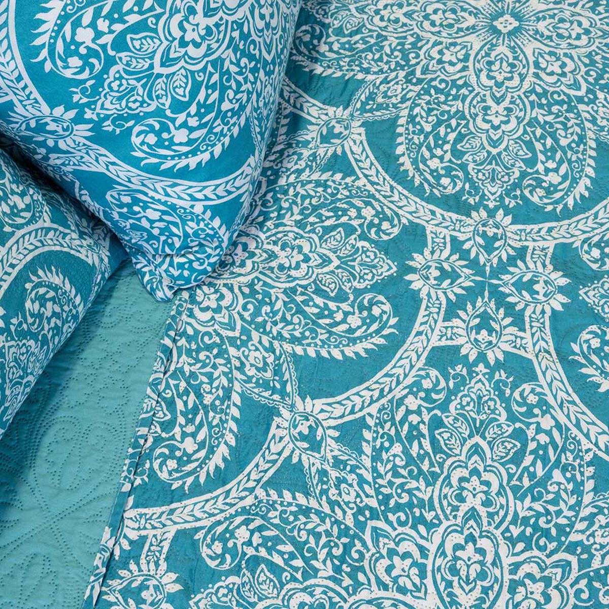 Quilt Doral 2 Plazas Hotpress Origins D2 Estampado