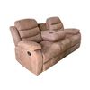 Casanova Sofá Reclinable York 3 cuerpos Café 206 x 100 cm