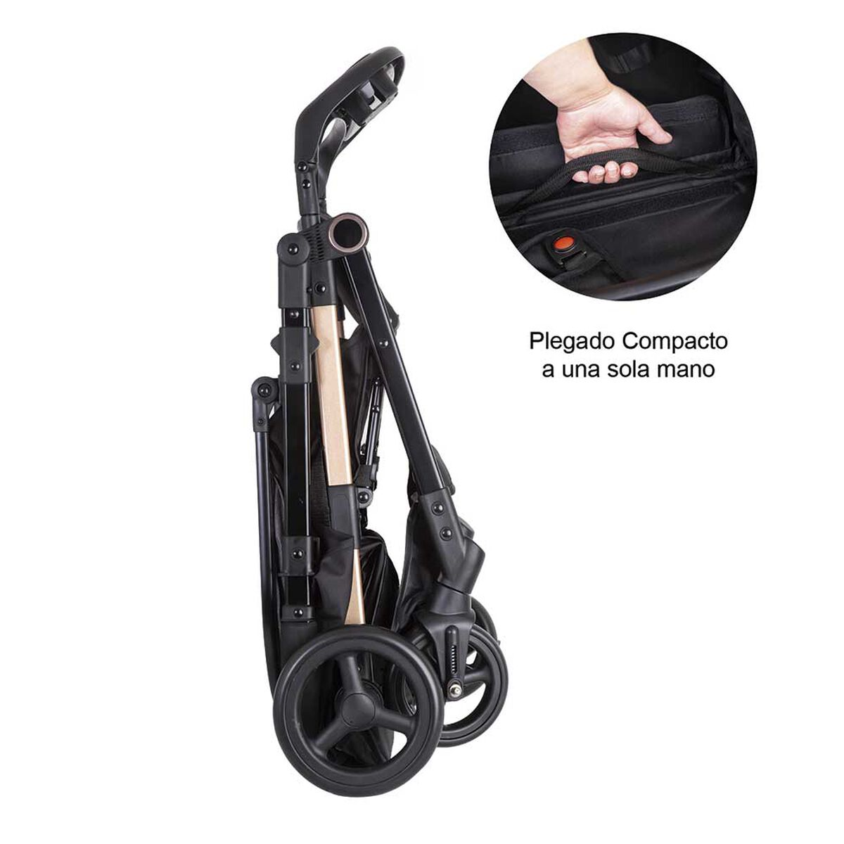 Coche Paseo City Negro Bebesit