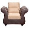 Juego de Living Diseño A&M Home Zara Sofá 3 Cuerpos + 2 Sillones 1 Cuerpo Beige