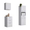 Combo Mueble Superior + Mueble Microondas + Mueble Inferior TuHome Manchester Blanco Combo Mueble Superior + Mueble Microondas + Mueble Inferior TuHome Manchester Blanco