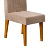 Juego de Comedor Vekkahome Rubi Lia 6 Sillas Café Beige