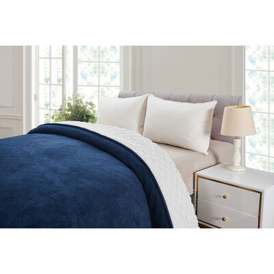 Plumón Idetex Coral 1,5 Plazas Azul
