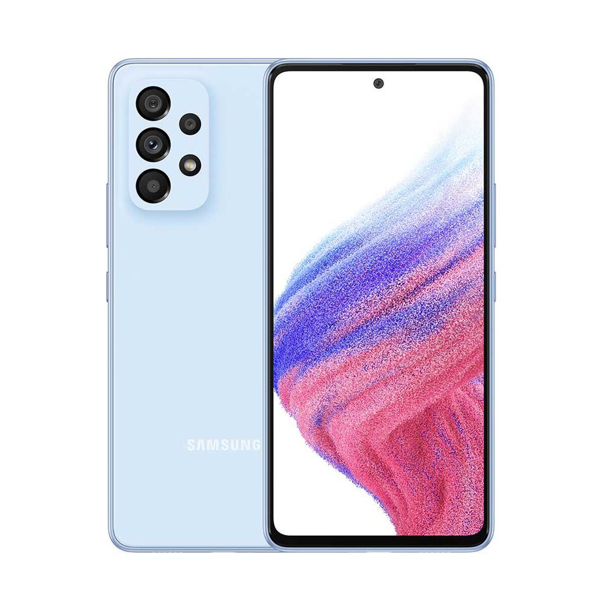 Combo Celular Samsung Galaxy A53 5G 128GB 6,5" Awesome Blue Liberado + Smartwatch Galaxy Watch4 40mm Black