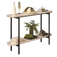 Mesa de Arrimo Vekkahome Charlotte Beige