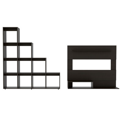 Imagen 1 del producto Set Panel TV + Biblioteca Escalera