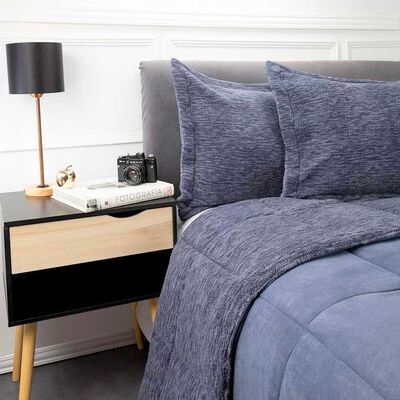 Imagen 2 del producto Plumón Melange Sherpa Zibel 1.5 Plazas Azul