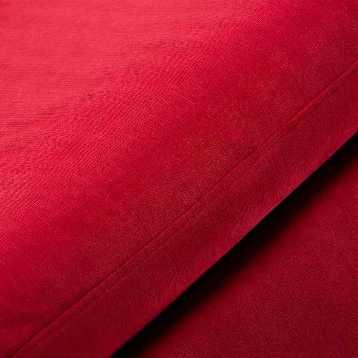 Sof&aacute; Kea Retro Felpa 2 Cuerpos Rojo