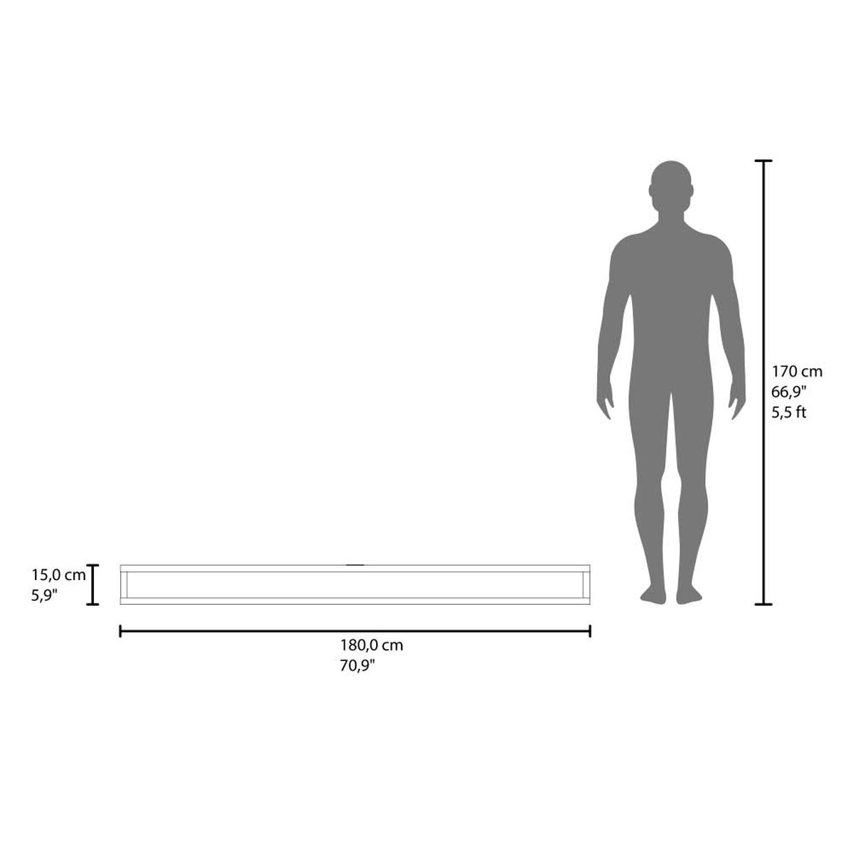 Panel TV TuHome Luft Hasta 75" Bardolino Y Blanco