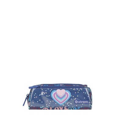 Estuche Campbell 4XT Corazones Azul Xtrem