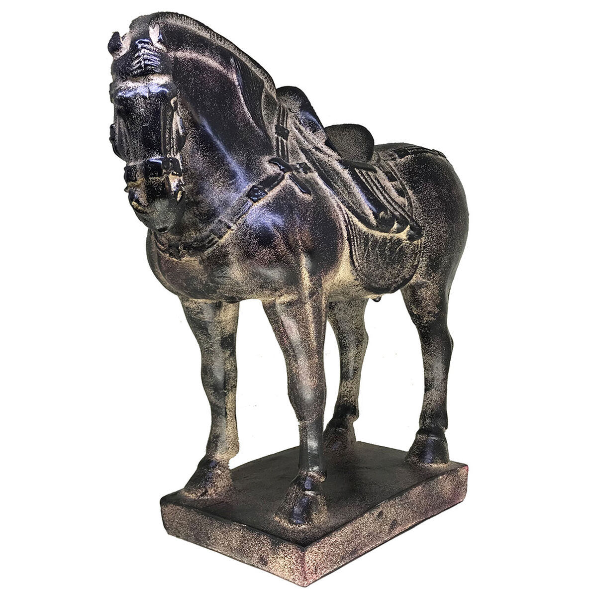 Adorno Resina Caballo Vgo Café