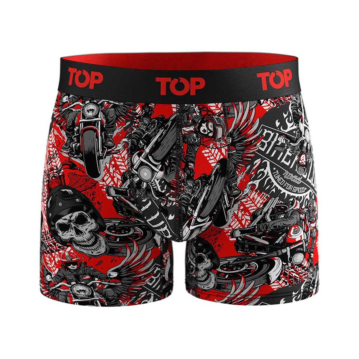 Pack 3 B&oacute;xer Medio Algod&oacute;n Motores Hombre Top