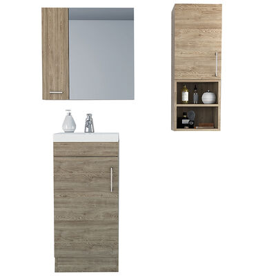 Imagen 2 del producto Botiquín + Mueble Lavamanos + Muro TuHome Bath 300