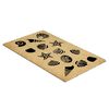 Limpiapiés Idetex Coco Shells 45 x 75 cm Café