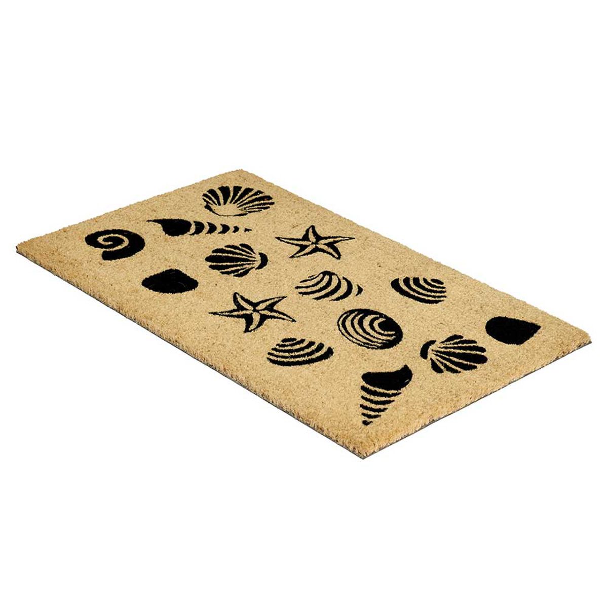 Limpiapiés Idetex Coco Shells 45 x 75 cm Café