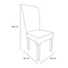 Juego de Comedor Living Factory Teka 6 Sillas Beige