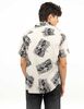 Camisa Estampada Manga Corta Hombre Icono