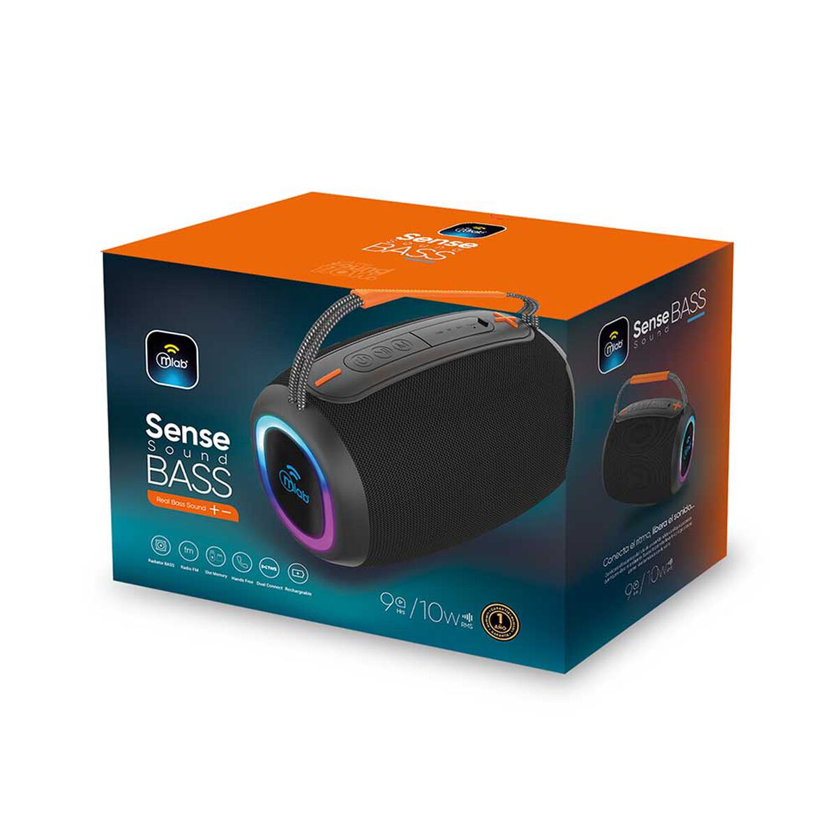 Parlante Bluetooth MLAB 9691 Negro