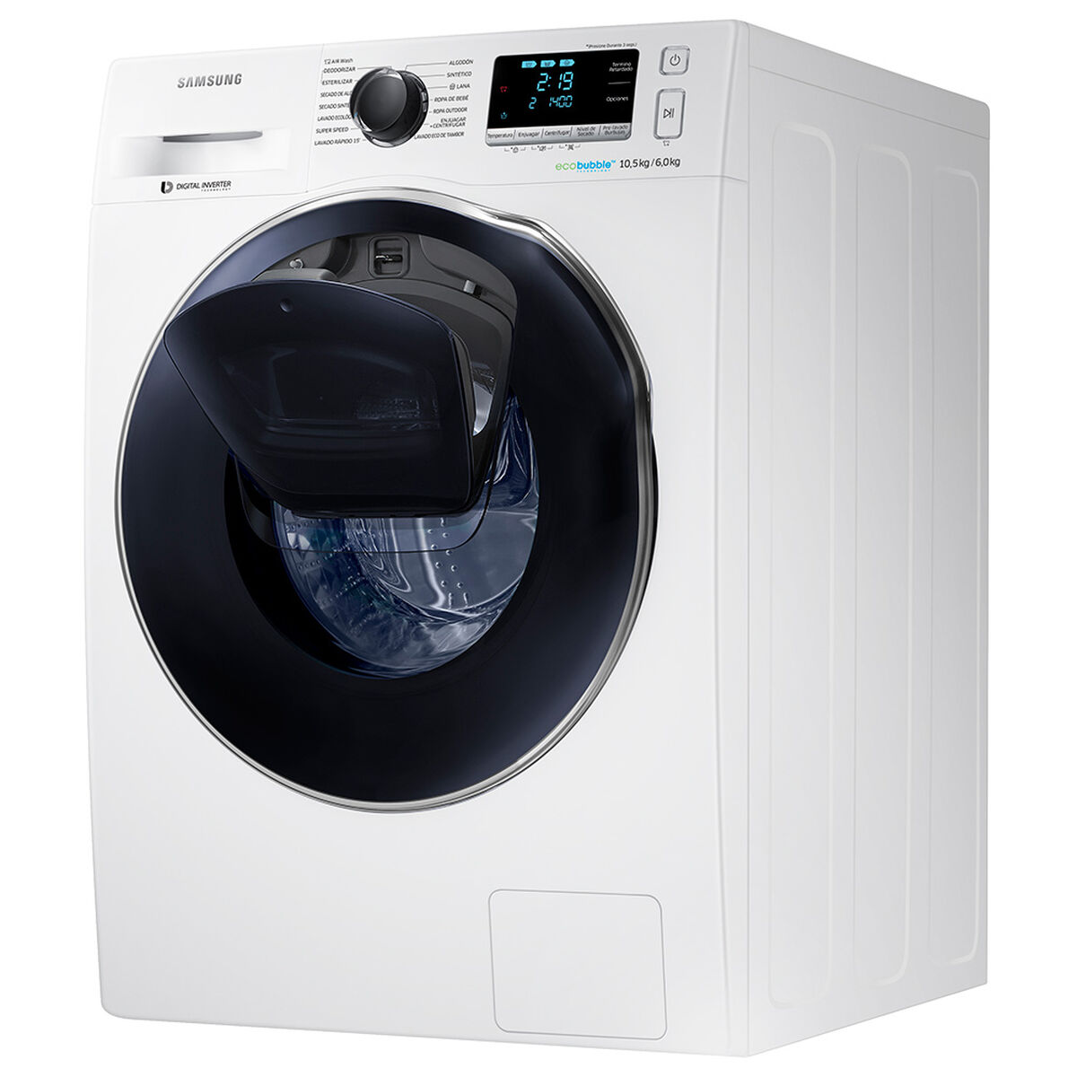 LAVADORA_A SAMSUNG  WD10K6410W 10.5/6KG
