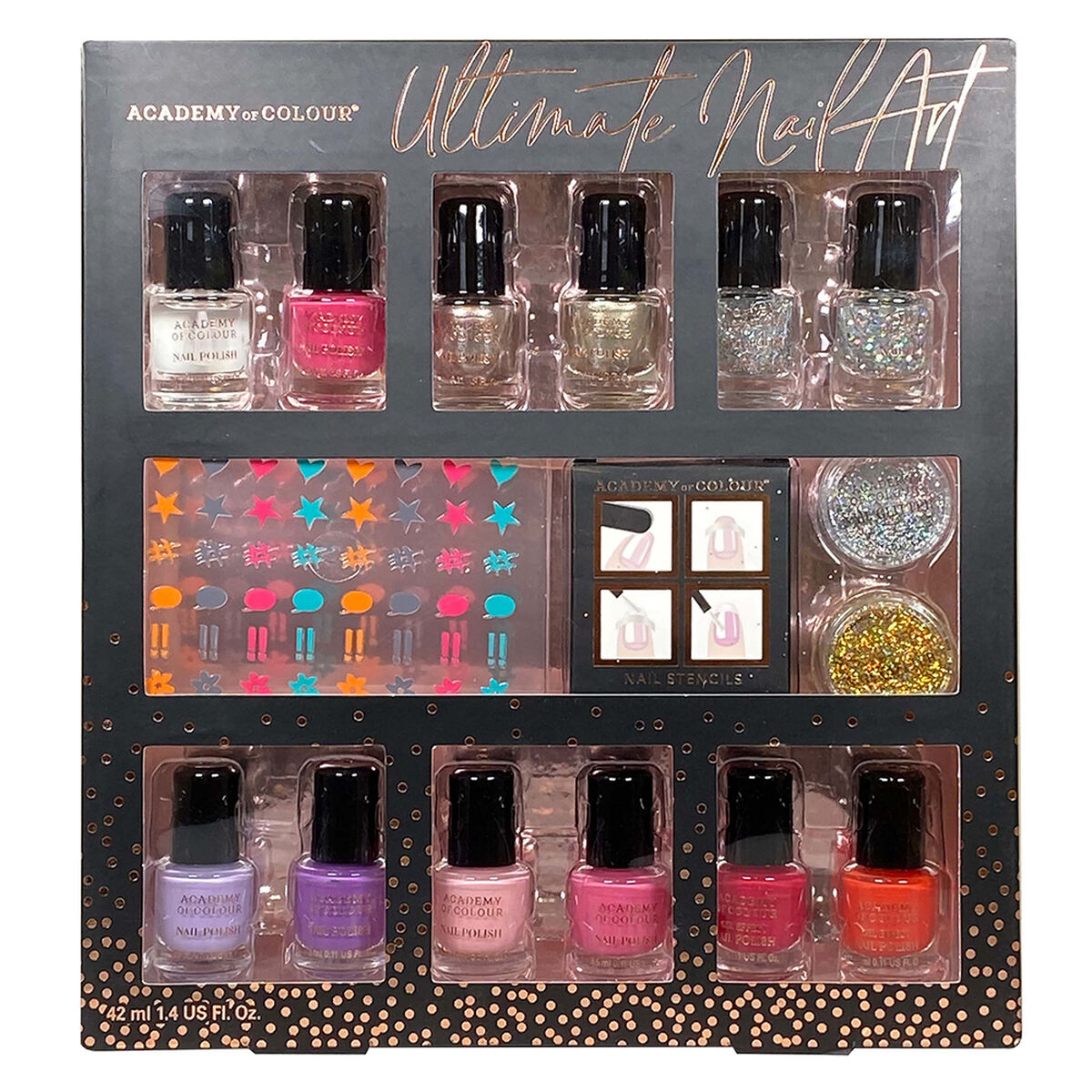 Set de Unas Ultimate Nail Art Academy Of Colour